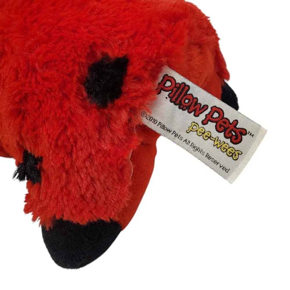 Pillow Pet Ms Ladybug 2010 Stuffed Plush Pee Wees Retired 12